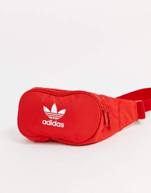 adidas Originals Sac banane avec logo tr fle Rouge