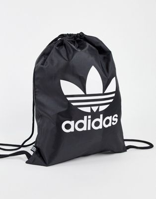 adidas Originals trefoil gym bag in black - ASOS Price Checker