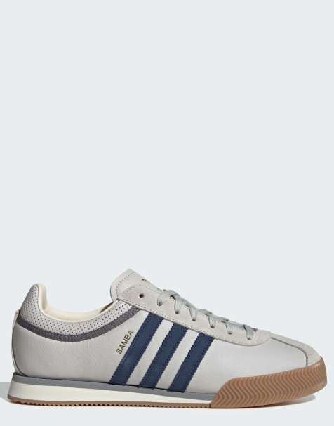 adidas Originals Samba 62 super shoes i grått one / night indigo / gum - view 1
