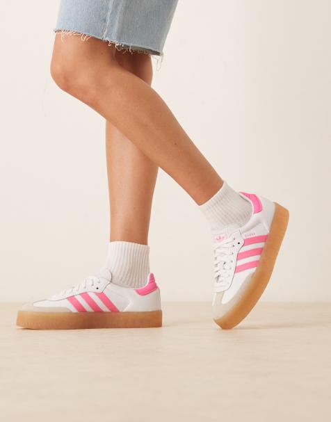 adidas Originals - Samba - Baskets - Rose et blanc - view 1