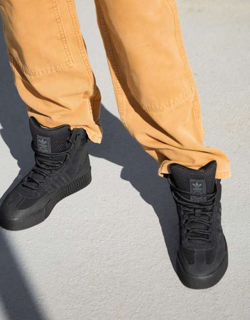 adidas Originals - Samba - Baskets style bottes - Noir, 3 de 4