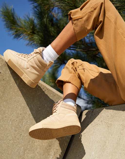 adidas Originals Samba boot trainers in beige