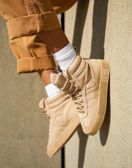 Adidas best sale boots beige