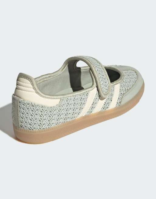 adidas Originals – Samba – Flache Mary-Jane-Schuhe in Halo Green, 3 von 4