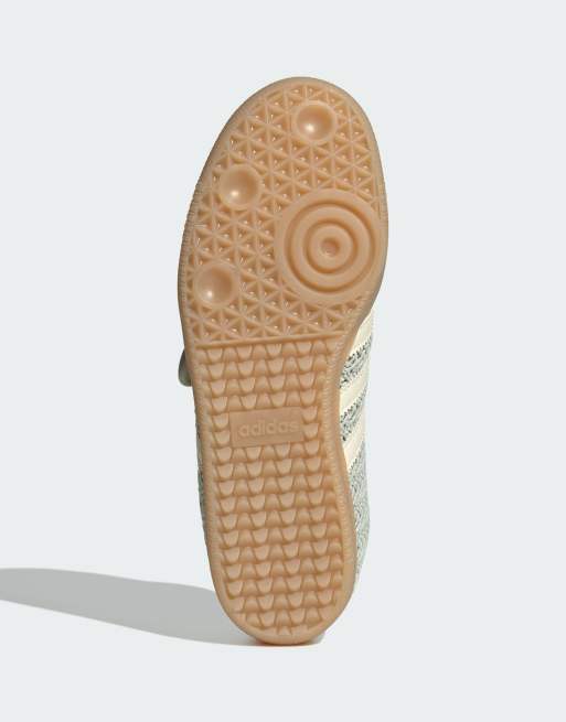 adidas Originals – Samba – Flache Mary-Jane-Schuhe in Halo Green, 4 von 4
