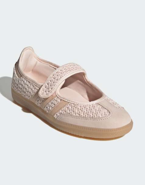adidas Originals – Samba – Flache Mary-Jane-Schuhe in Hellrosa - view 1