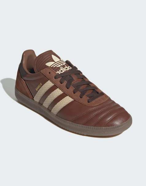 adidas Originals – Samba JP – Brązowo-piaskowe buty sportowe - view 1
