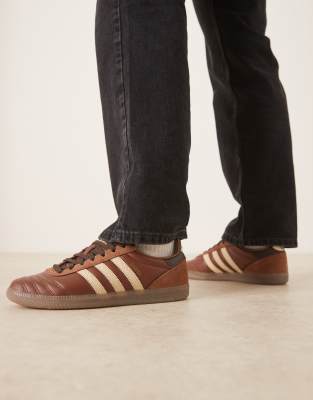 Adidas Originals Samba Jp Sports Shoes In Brown