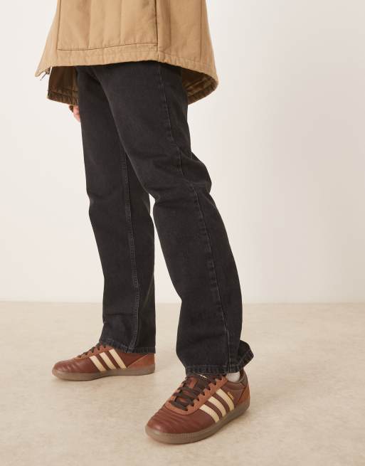 adidas Originals Samba JP sneakers in brown | ASOS