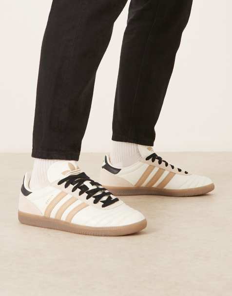 adidas Originals Samba JP sneakers in white and beige - view 1