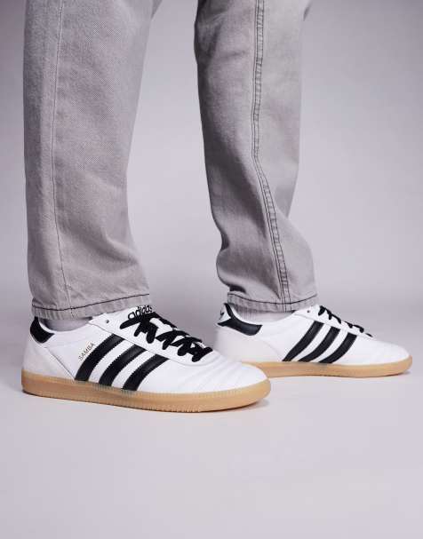 adidas Originals Samba JP sneakers in white and black - view 1