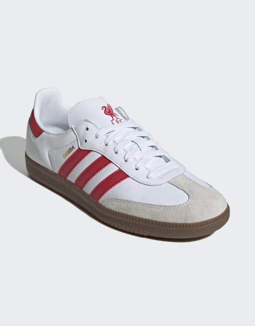 adidas Originals - Samba Liverpool - Sneakers bianche e rosse , 3 di 3