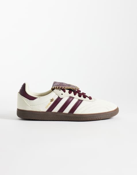 adidas Originals Samba LT in off white and burgundy - view 1