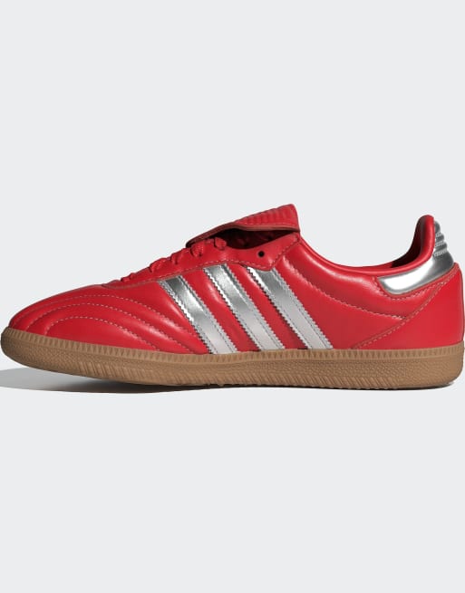 adidas Originals Samba lt shoes in better scarlet silver metall