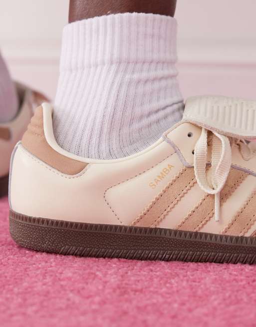 adidas Originals Samba LT sneakers in beige and brown