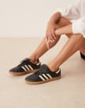 [adidas Originals] adidas Originals Samba LT sneakers in black and cream 38 BLACK