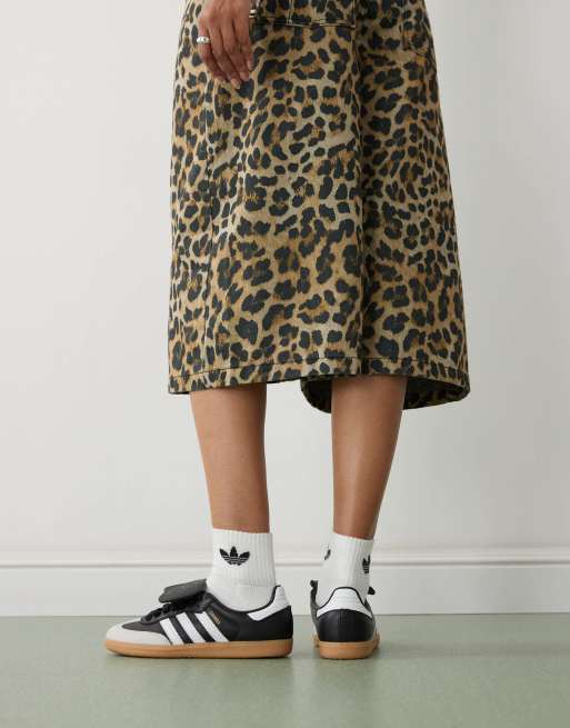 adidas Originals Samba LT sneakers in black and white
