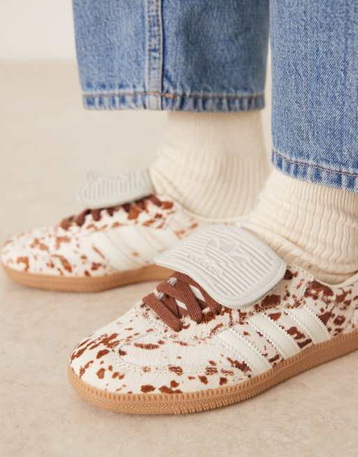 adidas Originals Samba LT sneakers in cow print | ASOS