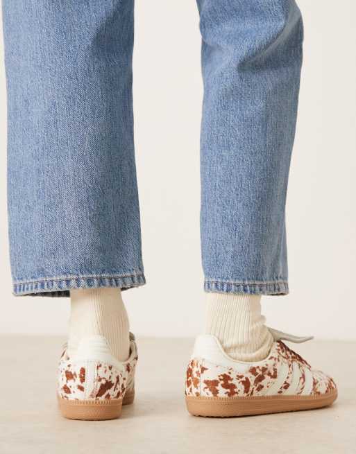 adidas Originals Samba LT sneakers in cow print | ASOS