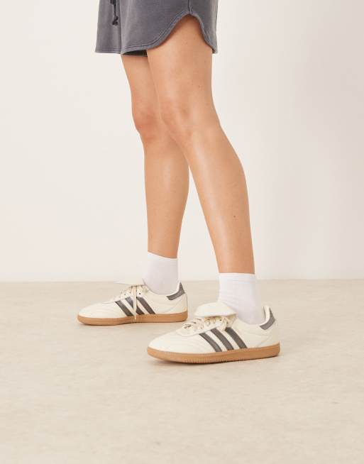adidas gazelle silver green womens Custom Adidas Samba in Waxed Canvas, Genuine Python & Suede