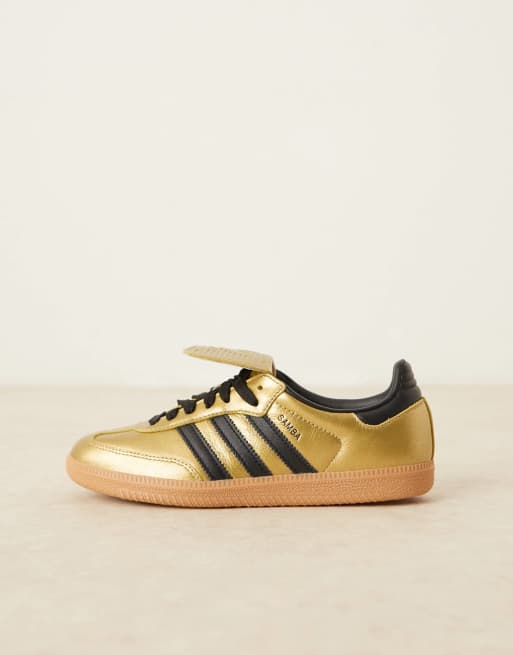 adidas Originals Samba LT sneakers in metallic gold