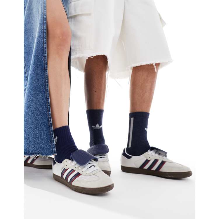 ClassicfuncenterShops adidas Originals Samba LT sneakers in white and navy adidas Q2 Kurzarm T Shirt