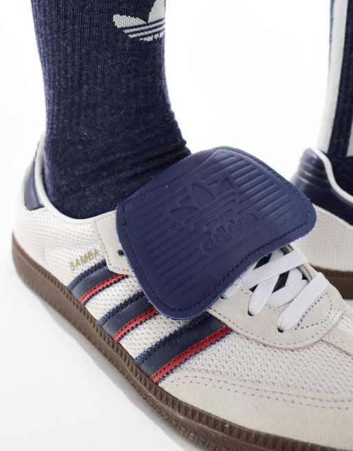 adidas Originals Samba LT trainers in white and navy
