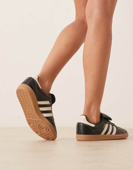 adidas Originals Samba LT trainers in black and cream, 3 of 5