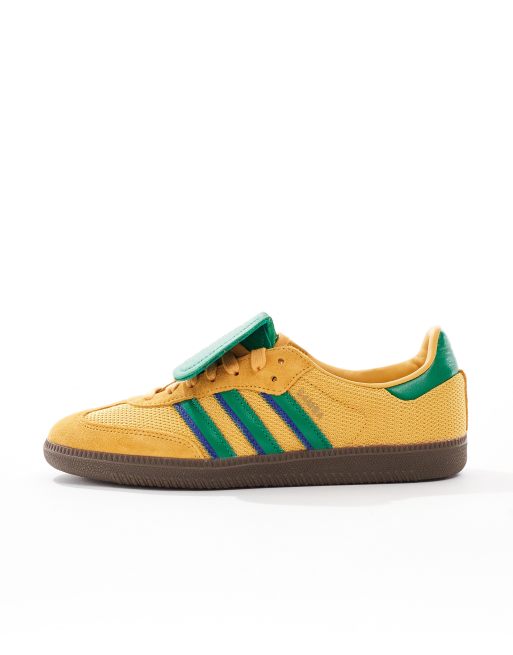 adidas Originals Samba LT trainers in yellow and green