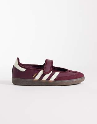 adidas Originals - Samba - Mary-Jane- in Kastanienbraun und Cremeweiß-Brown