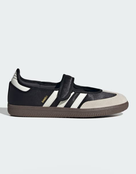 adidas Originals - Samba Mary Jane - Zapatillas de deporte negras y blancas estilo merceditas - view 1