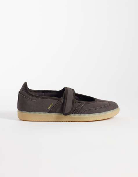 adidas Originals Samba mary janes in coffee - view 1