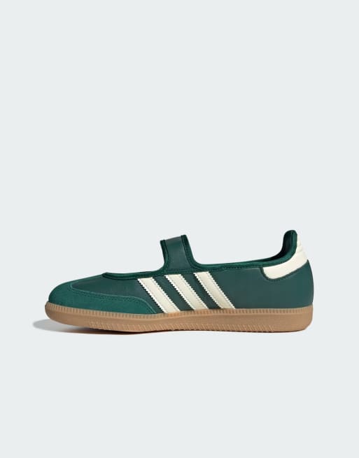 adidas Originals Samba Mary Janes in collegiate green | ASOS