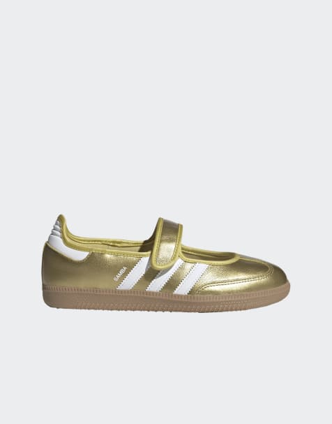 adidas Originals Samba mary janes in gold - view 1