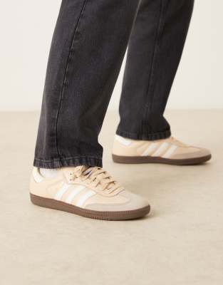 adidas Originals - Samba OG - Baskets - Beige et blanc