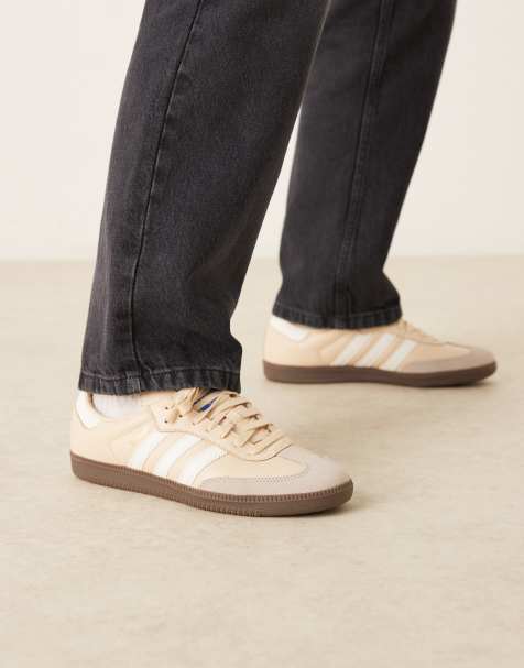 adidas Originals - Samba OG - Baskets - Beige et blanc - view 1