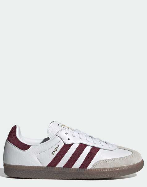 adidas Originals - Samba OG - Baskets - Blanc nuage/marron/gomme - view 1