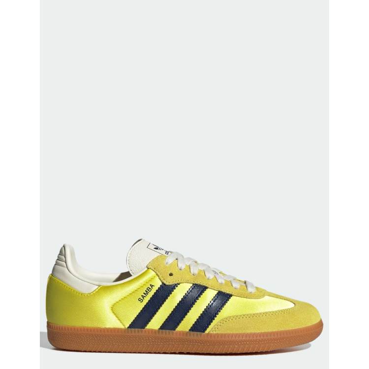 adidas Originals - Samba OG - Baskets - Jaune Shock et bleu marine | ASOS