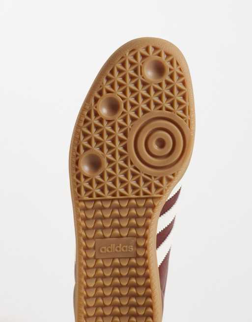 adidas Originals Samba OG baskets marron et blanc, 5 de 5