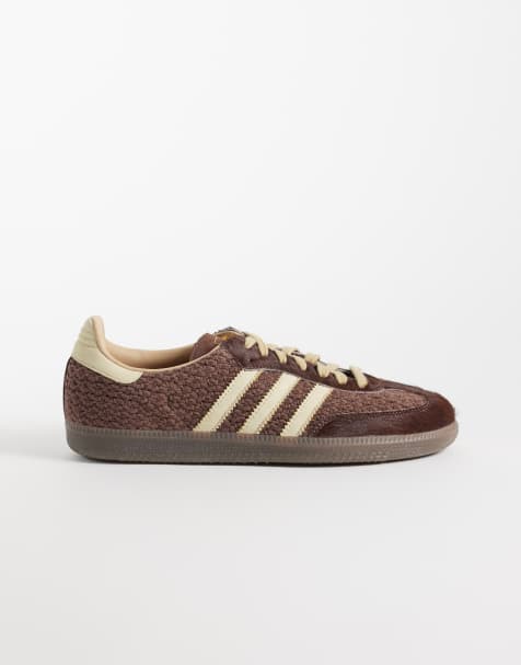 adidas Originals Samba OG baskets marron et crème - view 1