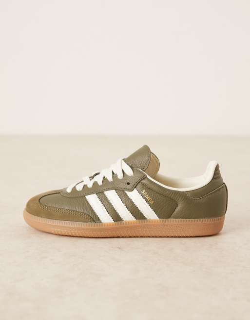 adidas Originals - Samba OG - Baskets - Olive et blanc, 2 de 5