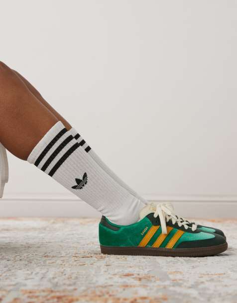 adidas Originals - Samba OG - Baskets - Vert et jaune - view 1