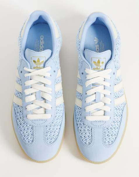 adidas Originals – Samba OG – Błękitno-kremowe buty sportowe - view 1