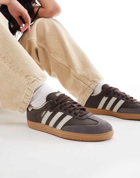 adidas Originals - Samba OG - Brune sneakers - view 1