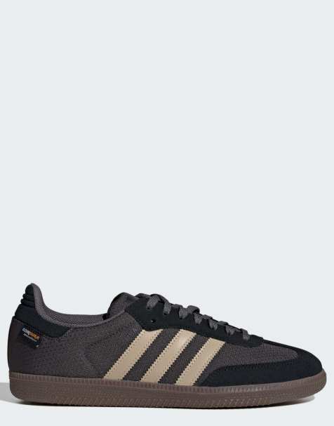 adidas Originals – Samba OG – Buty sportowe w kolorze czarnym i kamiennobeżowym khaki - view 1
