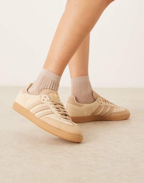 adidas Originals - Samba OG - Geweven sneakers in crème - view 1