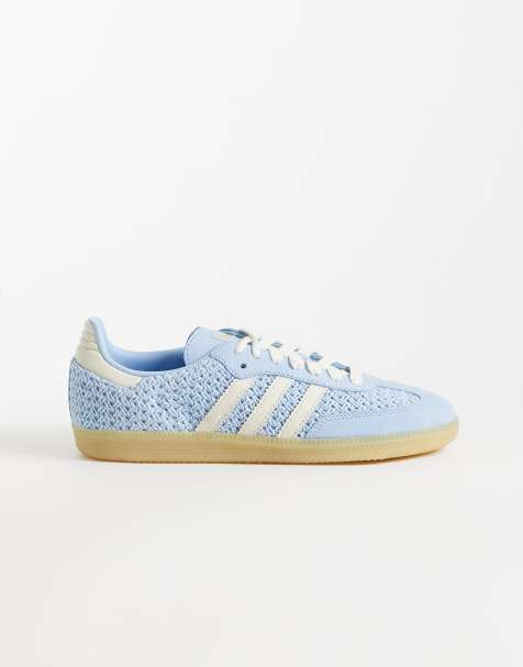 adidas Originals - Samba OG - Lyseblå og cremehvide sneakers - view 1