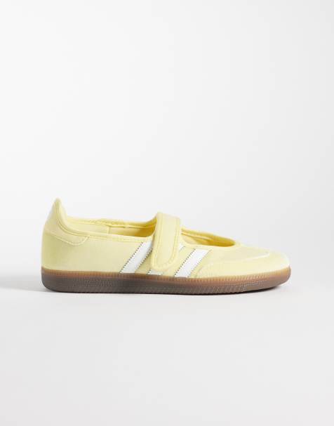 adidas Originals Samba OG Mary Janes in yellow - view 1