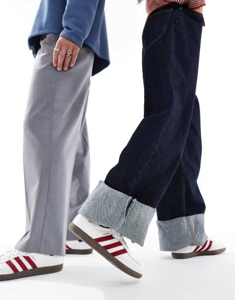 adidas Originals — Samba Og — Røde og hvide sneakers - view 1