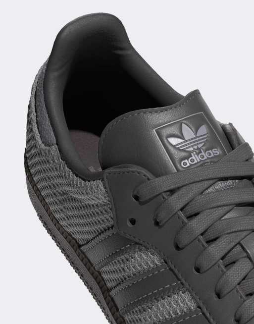 adidas Originals Samba og shoes in glory grey / charcoal / gum | ASOS